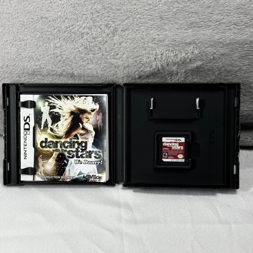 Activision Dancing with the Stars We Dance Nintendo DS Game Black Rhythm Music